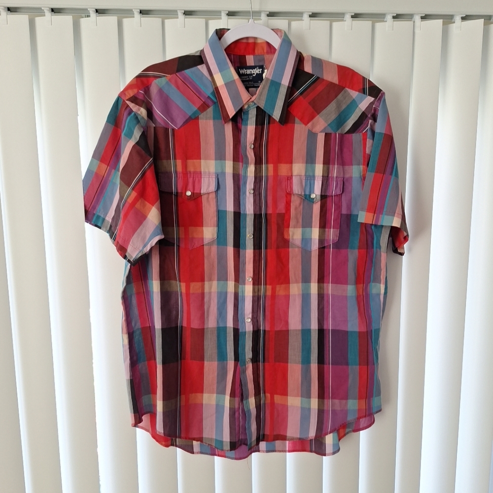 Wrangler Pearl Snap Western Shirt